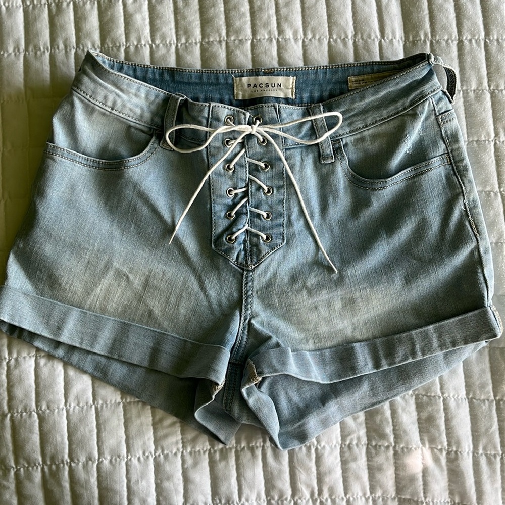 PACSUN High Rise Super Stretch Shortie